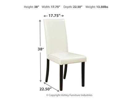 Kimonte - Dining Side Chair by Ashley – view 6