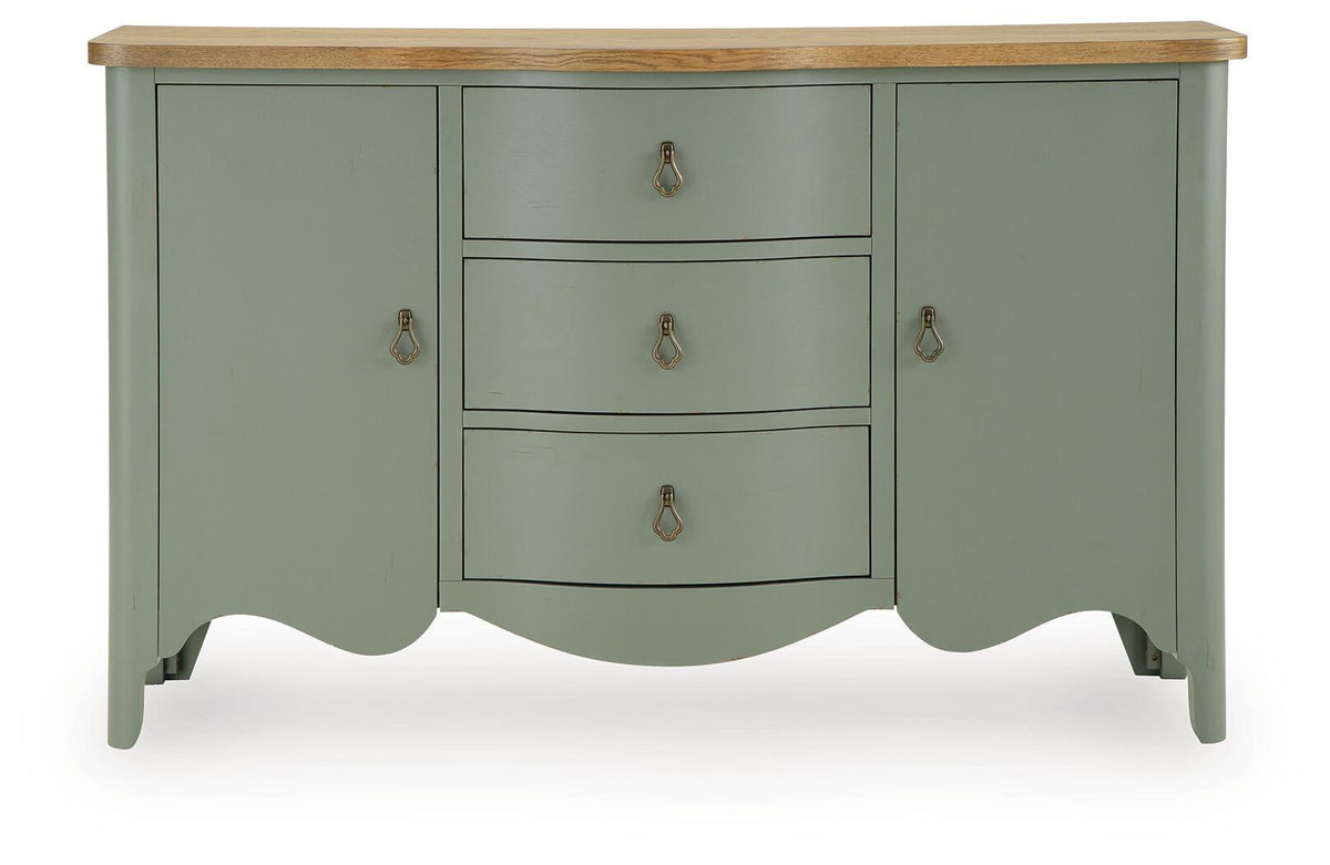 Actonville - Accent Cabinet - Antique Green by Ashley – view 3