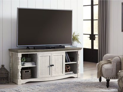Havalance - Extra Large TV Stand - 2 Doors - Brown / Beige by Ashley – view 2