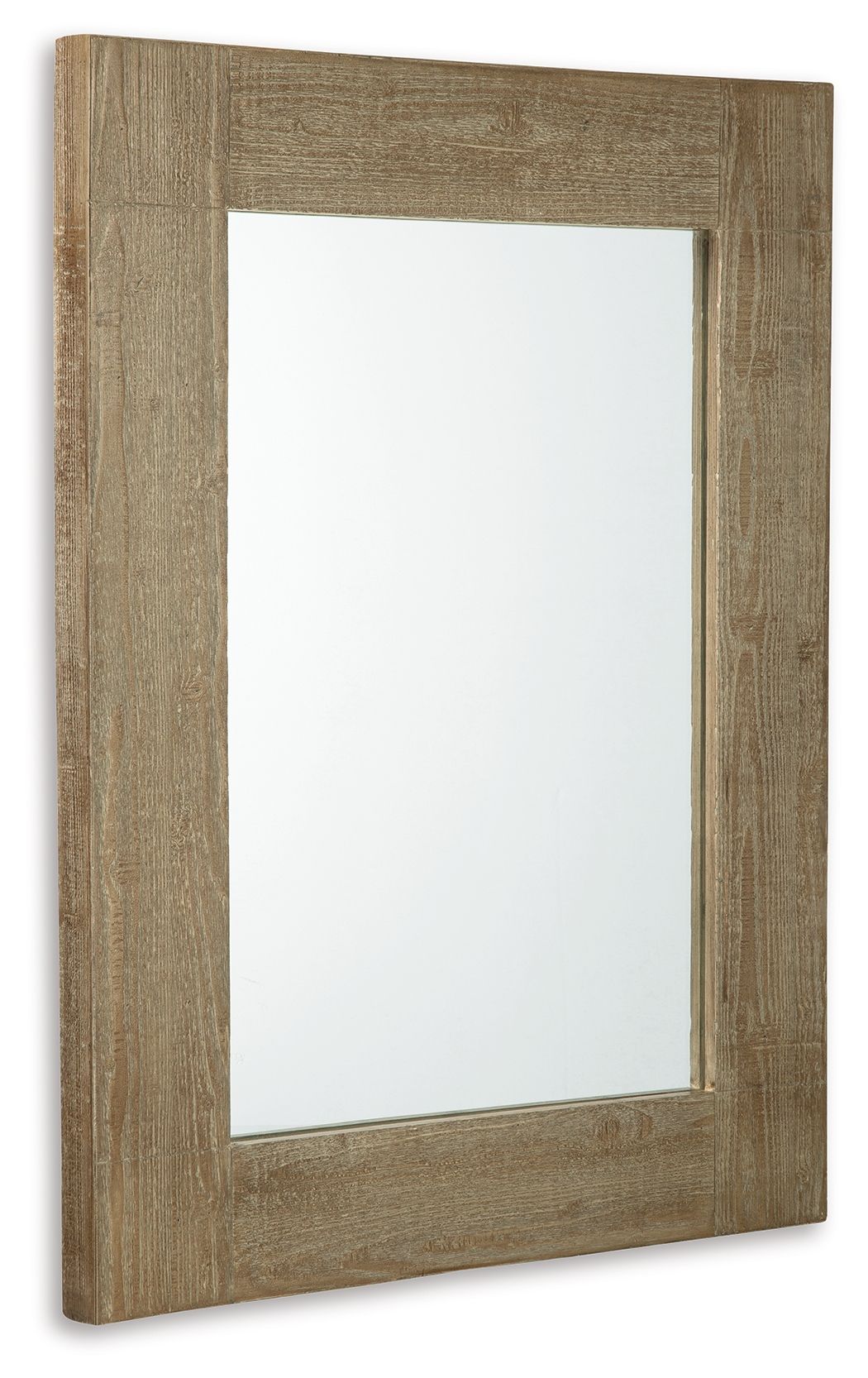 Waltleigh - Accent Mirror - Distressed Brown by Ashley – view 2