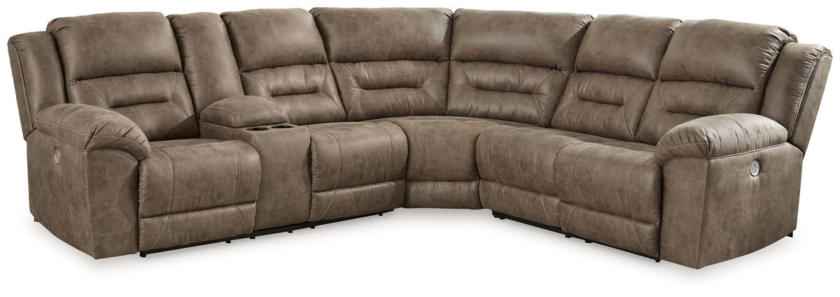 Ravenel - 3 Piece Reclining Sectional by Ashley – Reclining Sectionals