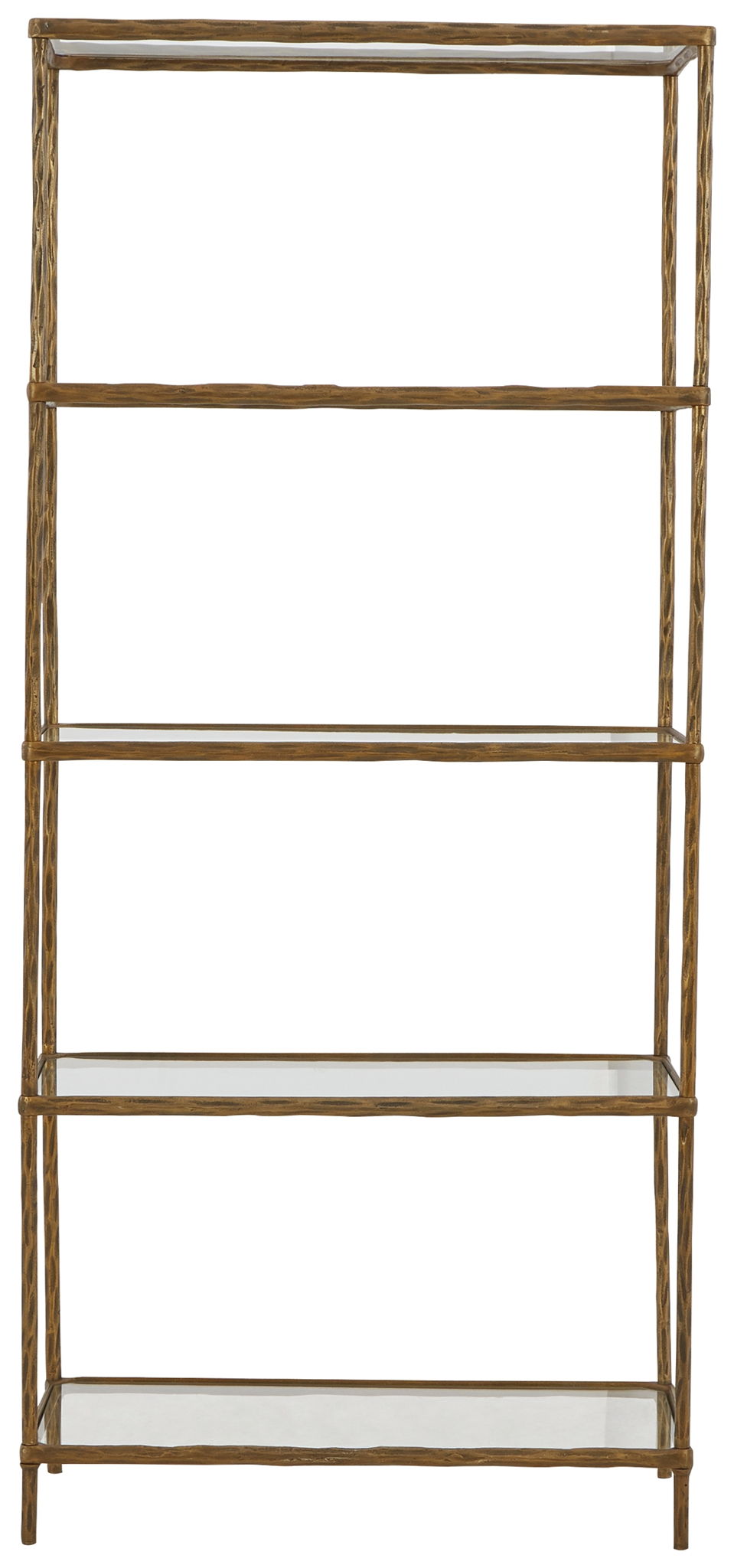 Ryandale - Bookcase - Antique Brass Finish by Ashley – view 3