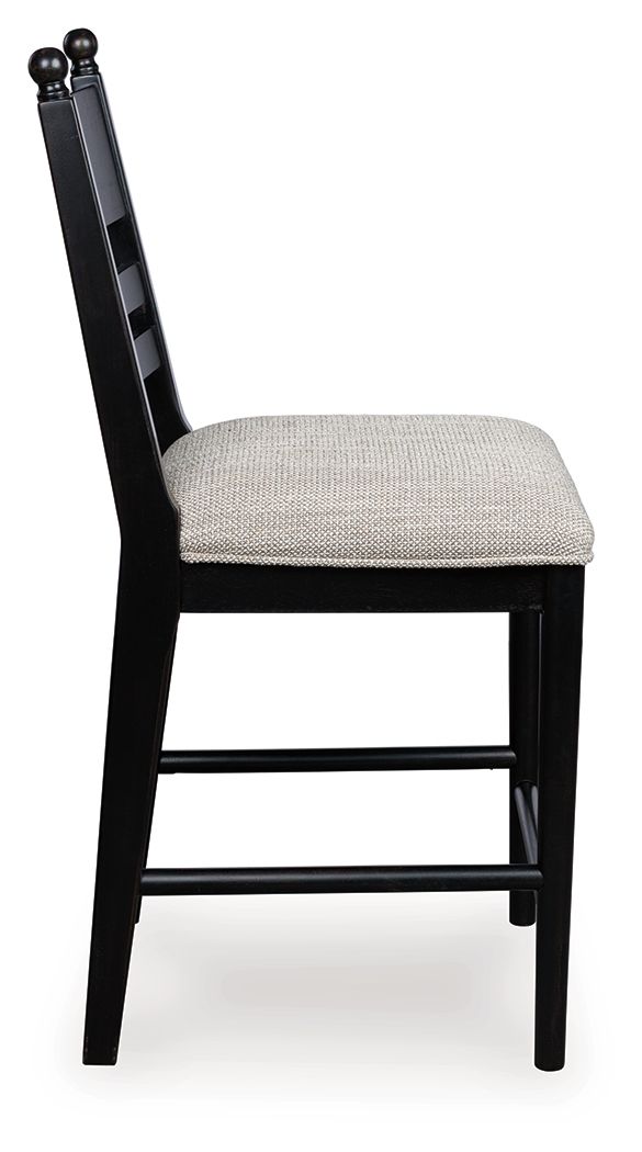 Greddinton - Upholstered Barstool (Set of 2) by Ashley – view 4