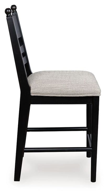 Greddinton - Upholstered Barstool (Set of 2) by Ashley – view 4