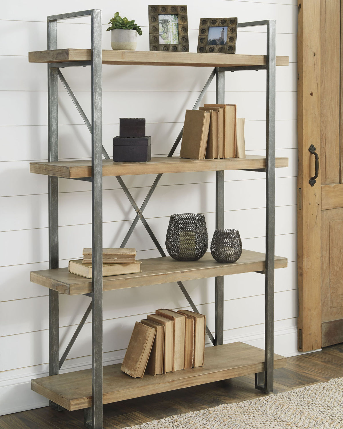 Forestmin - Bookcase - Brown / Black by Ashley – view 4