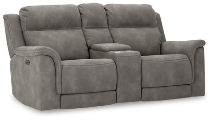 Next-Gen Durapella - Reclining Power Loveseat With Console by Ashley – Reclining Loveseats