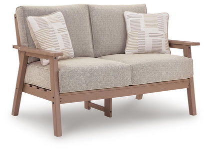 Grover Beach - Loveseat With Cushion - Driftwood by Ashley – Loveseats