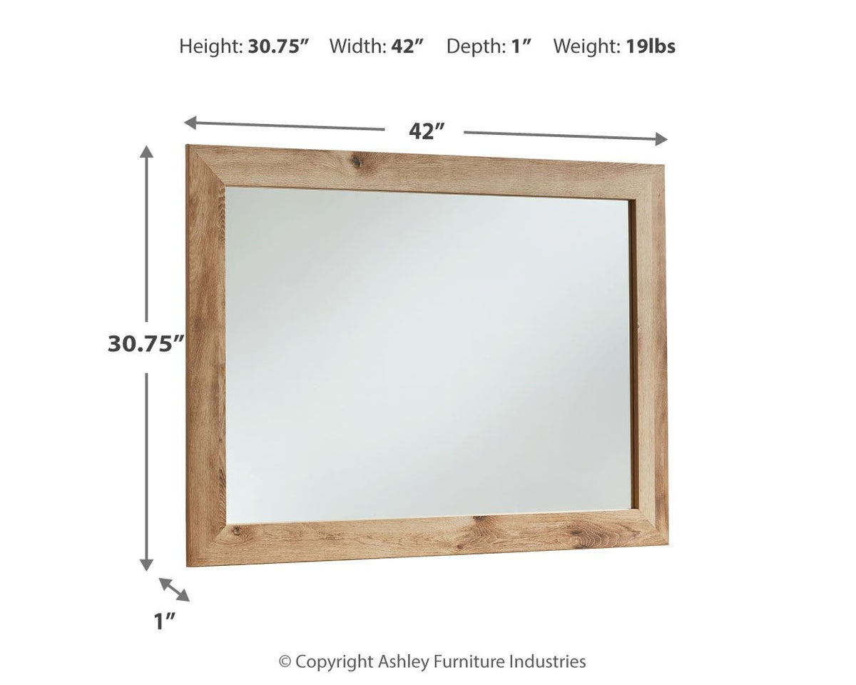 Hyanna - Bedroom Mirror - Tan Brown by Ashley – view 4