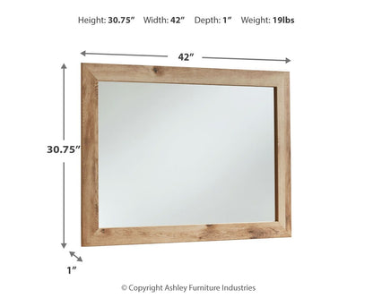 Hyanna - Bedroom Mirror - Tan Brown by Ashley – view 4