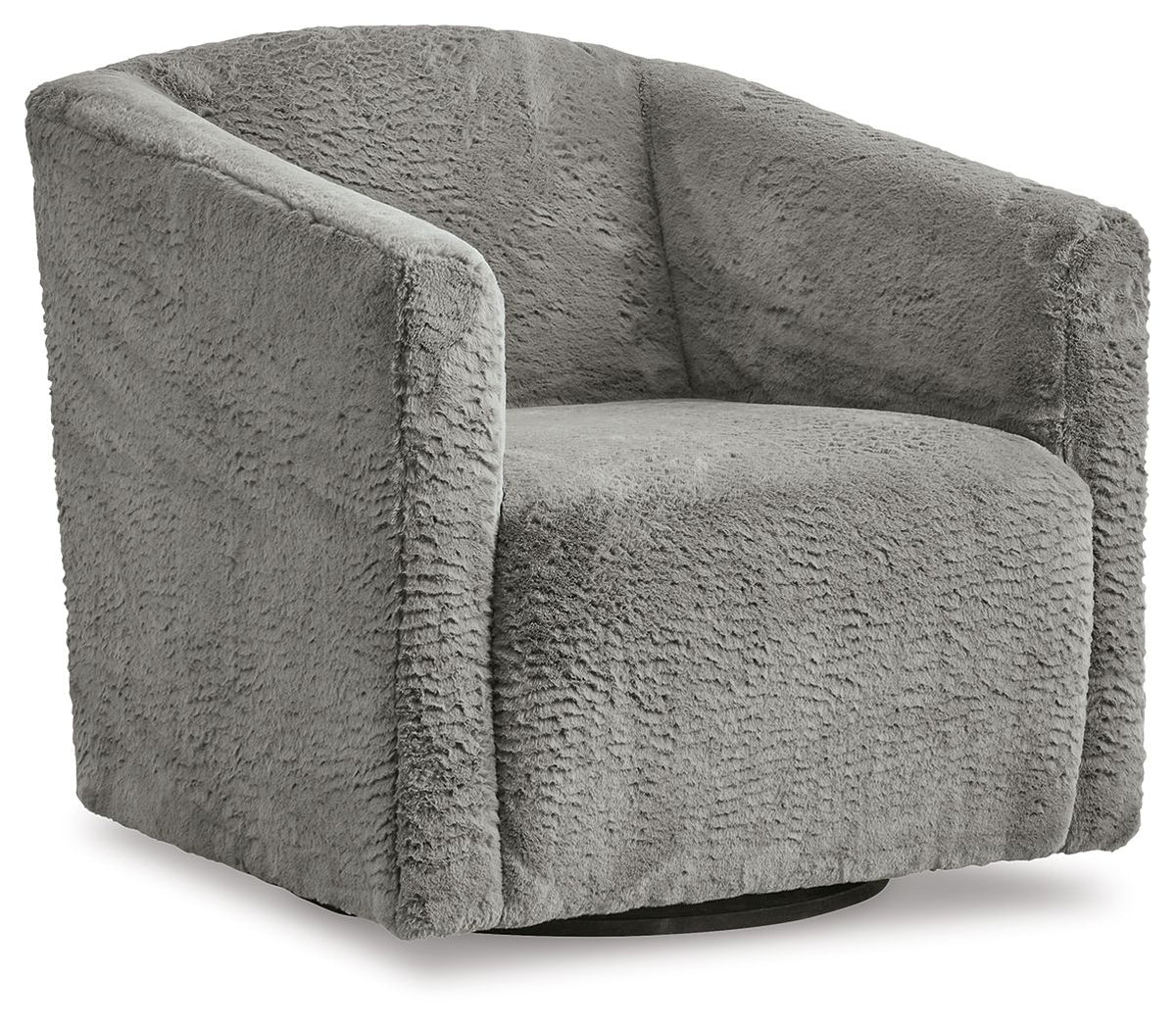 Bramner - Swivel Accent Chair - Charcoal by Ashley – Swivel Chairs
