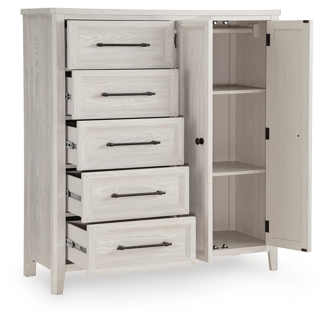Darbonton - Door Chest - Dove White by Ashley – view 4