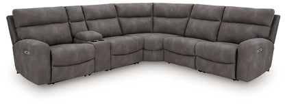 Next-Gen Durapella - 7 Piece Power Reclining Sectional Set by Ashley – view 4