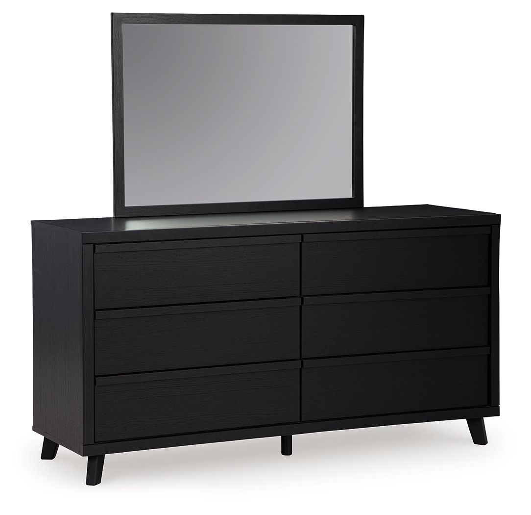Danziar - Dresser And Mirror - Black by Ashley – Dresser & Mirror