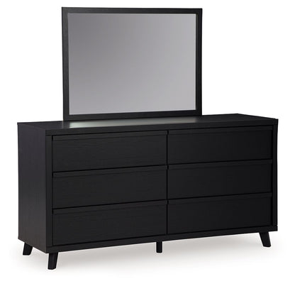 Danziar - Dresser And Mirror - Black by Ashley – Dresser & Mirror