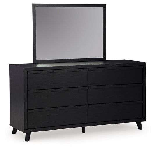 Danziar - Dresser And Mirror - Black by Ashley – Dresser & Mirror