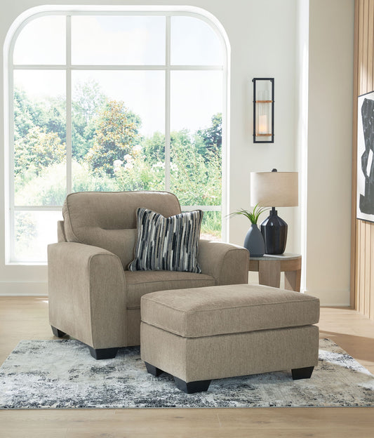 Olten - Living Room Set – Stationary Chair & Ottoman