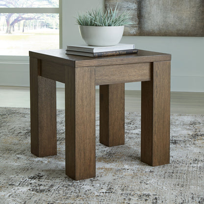 Rosswain - Square End Table - Warm Brown by Ashley – view 4