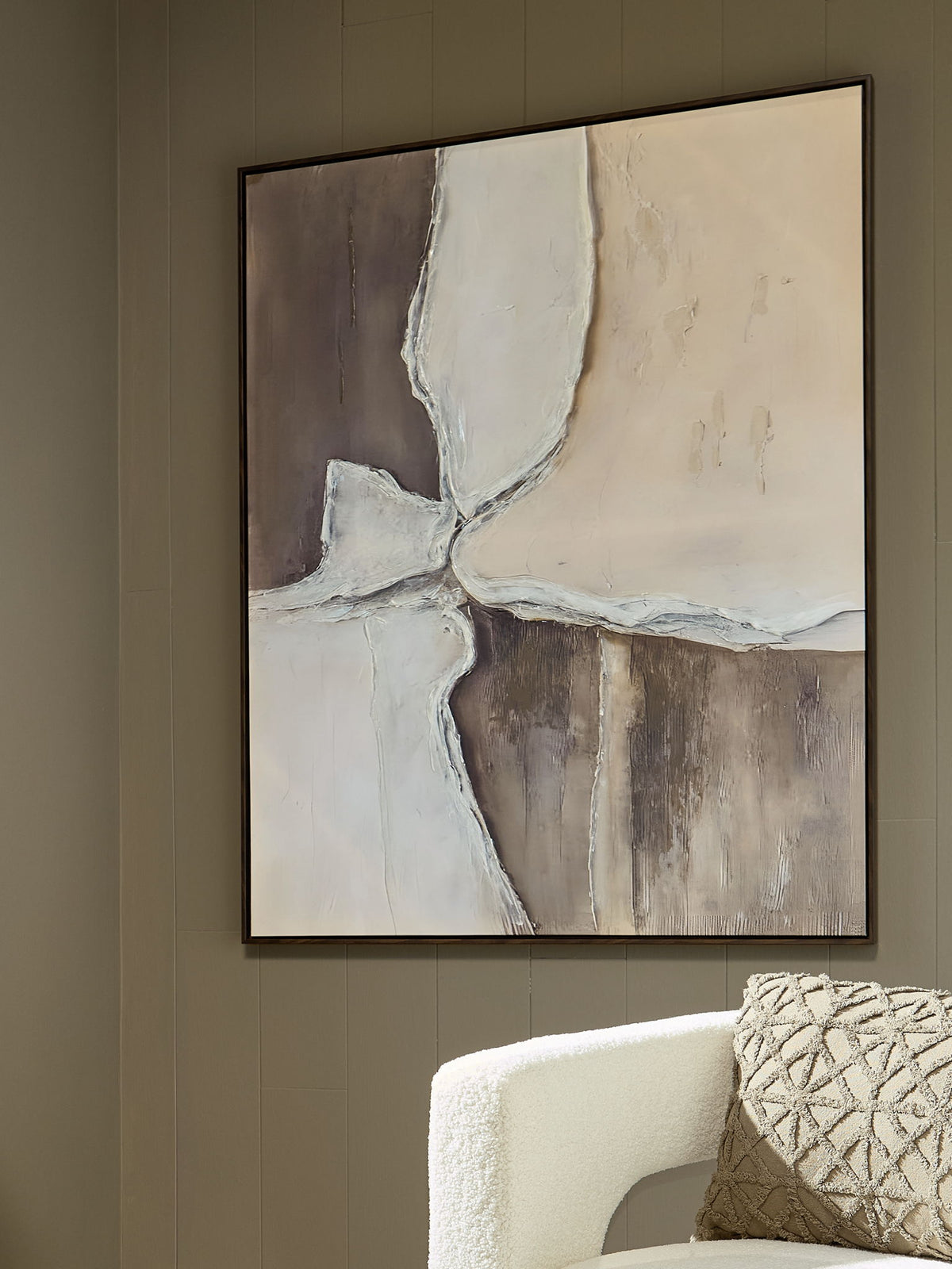 Junward - Wall Art - Brown / Tan / White by Ashley – view 2