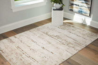 Kasney - 8' x 10' Rug - Cream / Brown by Ashley – view 3