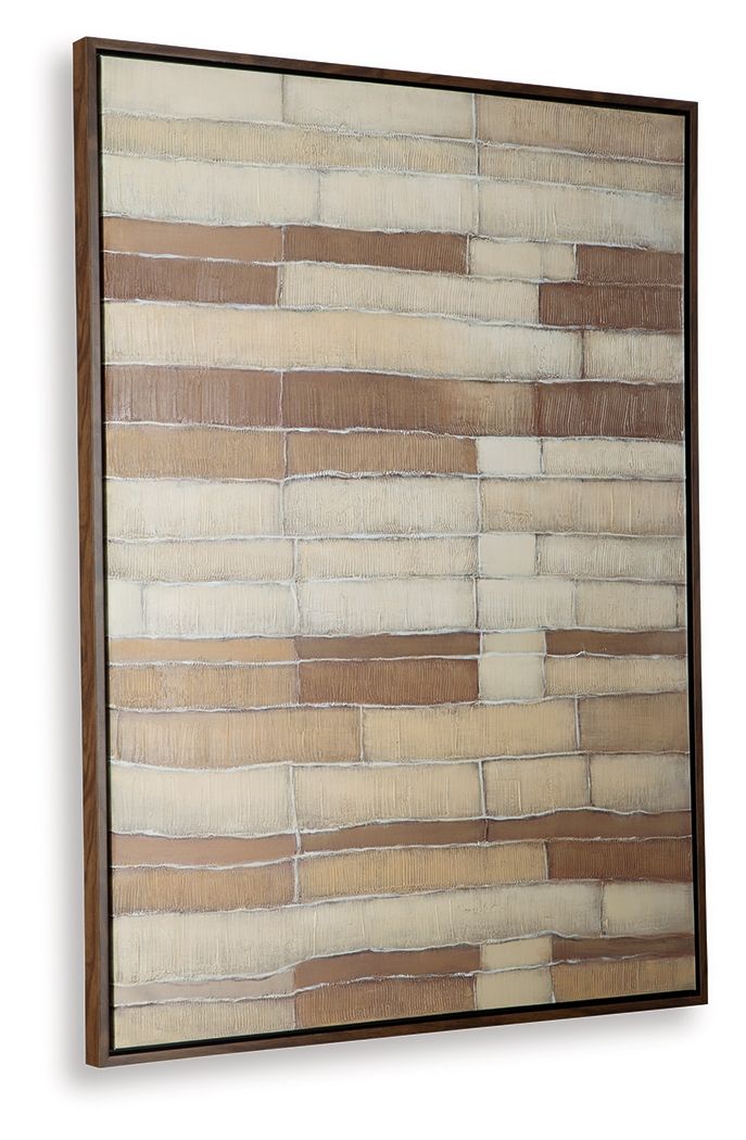 Kalanmore - Wall Art - Brown / Tan / White by Ashley – view 4