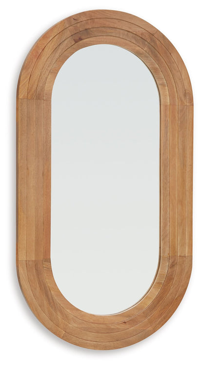 Daverly - Accent Mirror - Brown by Ashley – Accent Mirrors