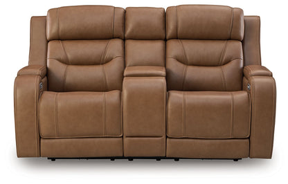 Knightington - Power Reclining Loveseat With Audio Seating by Ashley – view 5