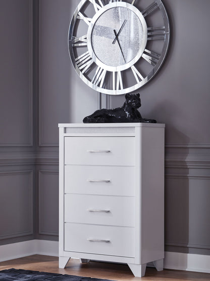 Jarlee - Four Drawer Chest - White by Ashley – view 3