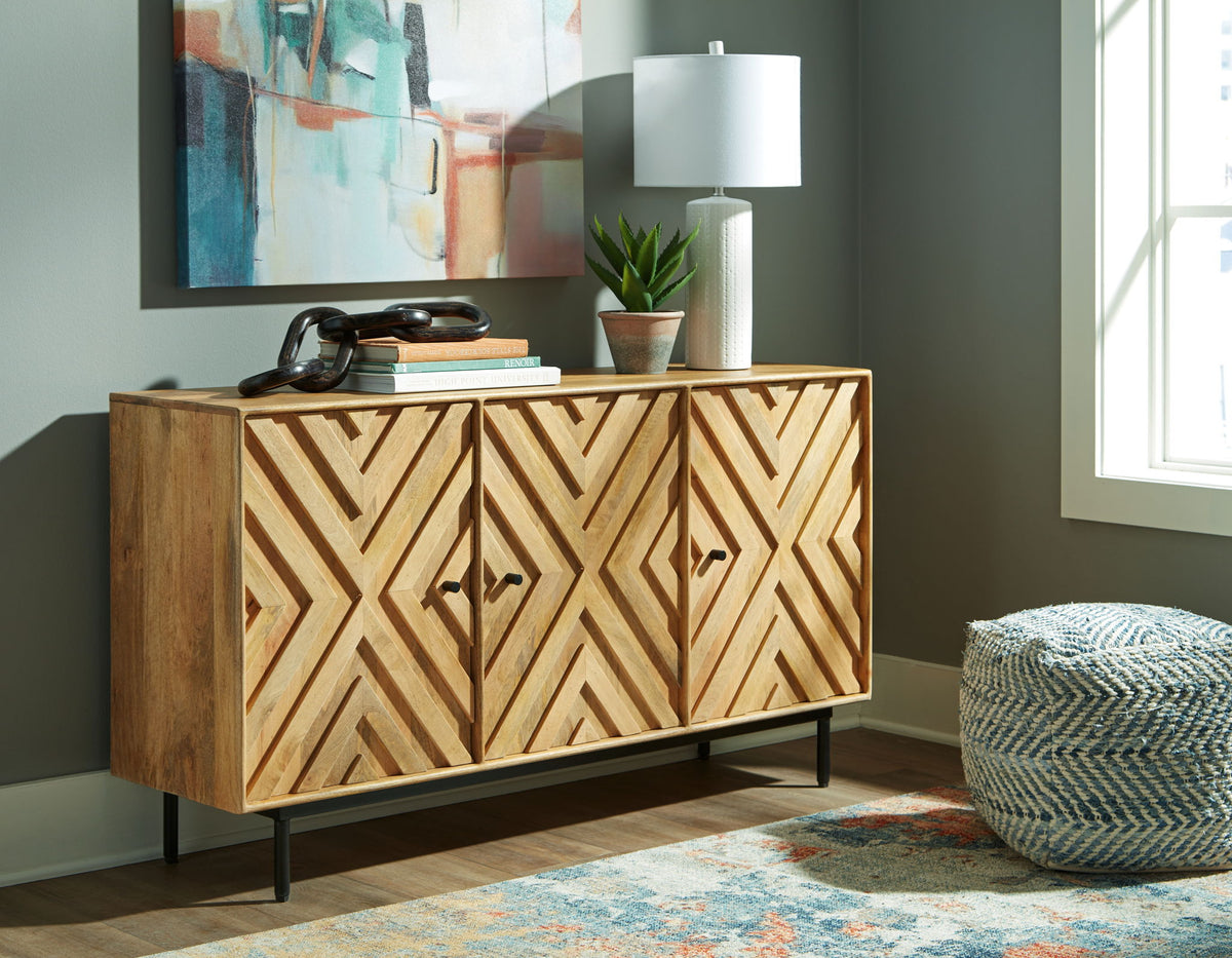 Cadewick - Accent Cabinet - Natural by Ashley – view 3