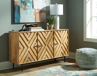Cadewick - Accent Cabinet - Natural by Ashley – view 3
