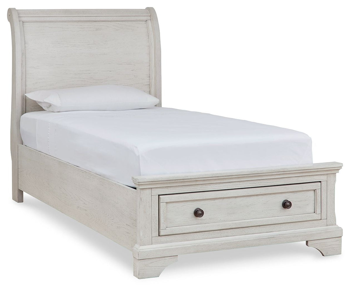 Robbinsdale - Sleigh Bed by Ashley – Storage Beds