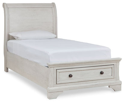 Robbinsdale - Sleigh Bed by Ashley – Storage Beds