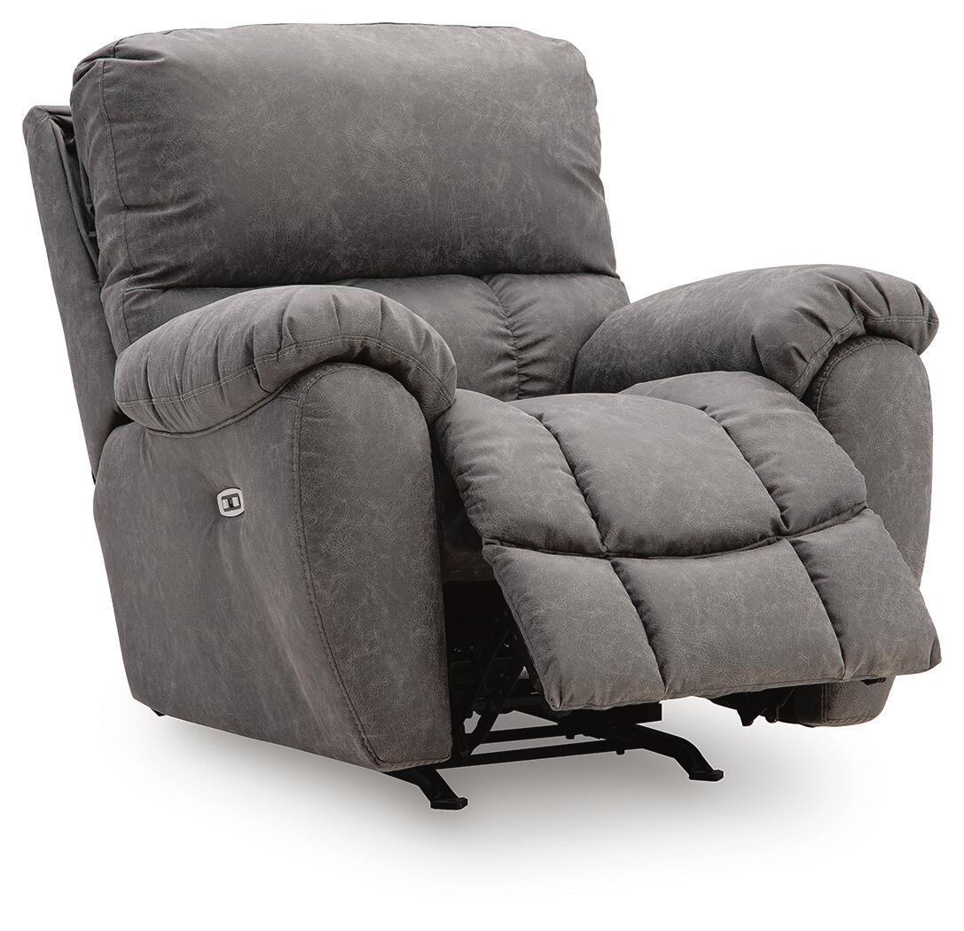 Bakerstein - Power Rocker Recliner With Adjustable Headrest - Galaxy by Ashley – view 2