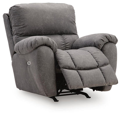 Bakerstein - Power Rocker Recliner With Adjustable Headrest - Galaxy by Ashley – view 2