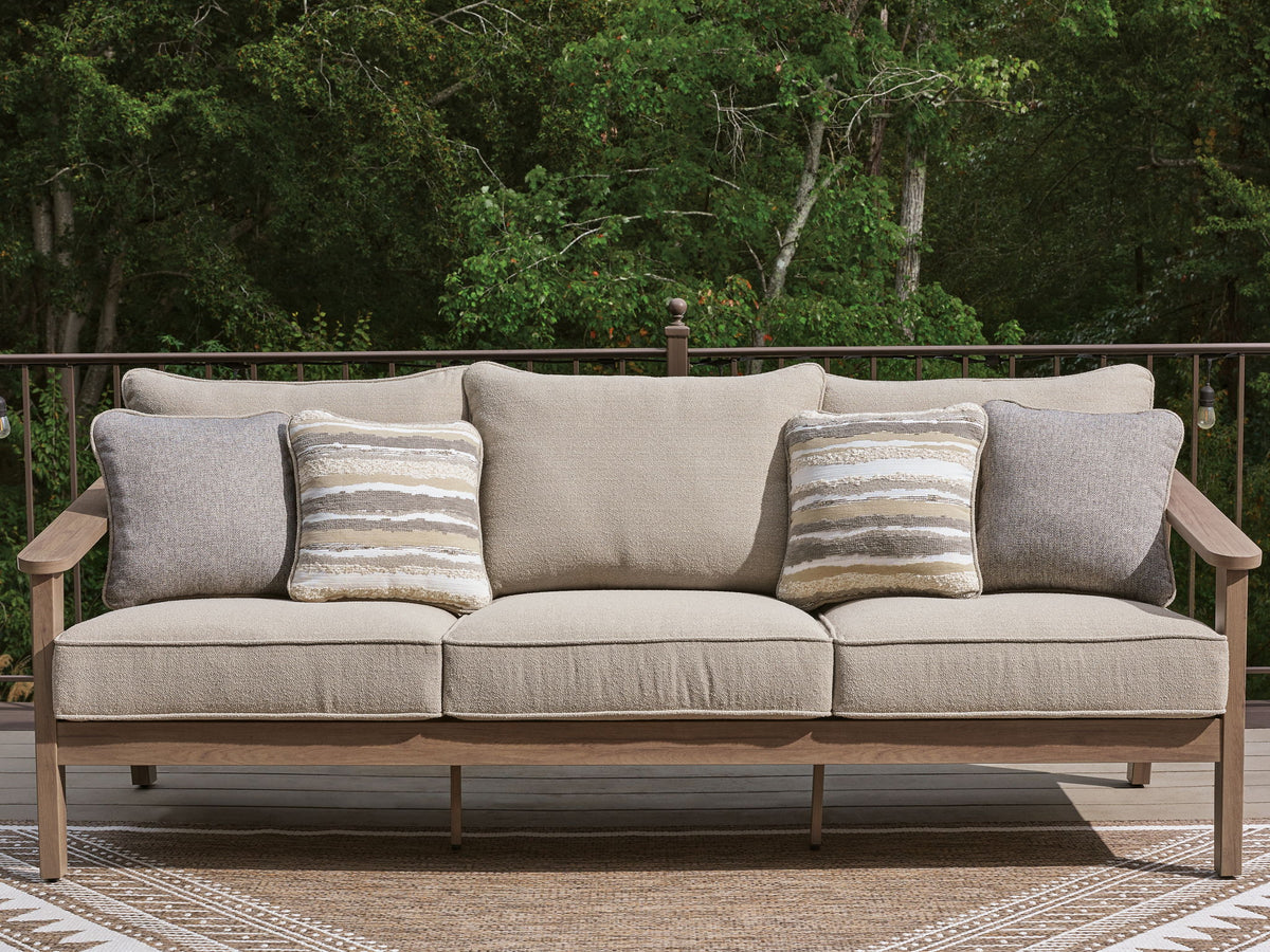 Harmony Headlands - Sofa With Cushion - Natural / Gray by Ashley – view 3