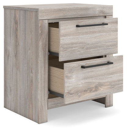 Broachmyn - Two Drawer Night Stand by Ashley – view 8