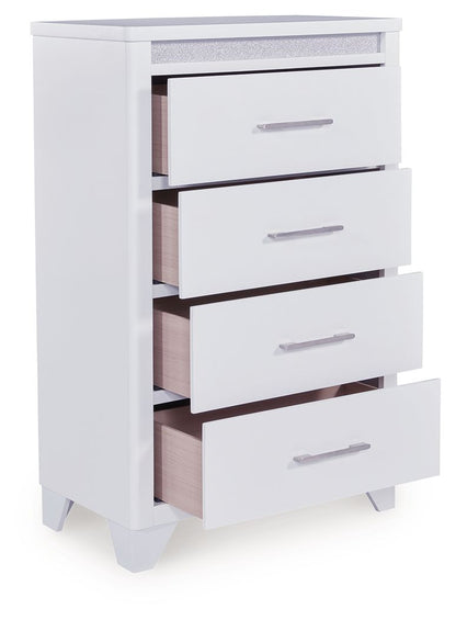 Jarlee - Four Drawer Chest - White by Ashley – view 4