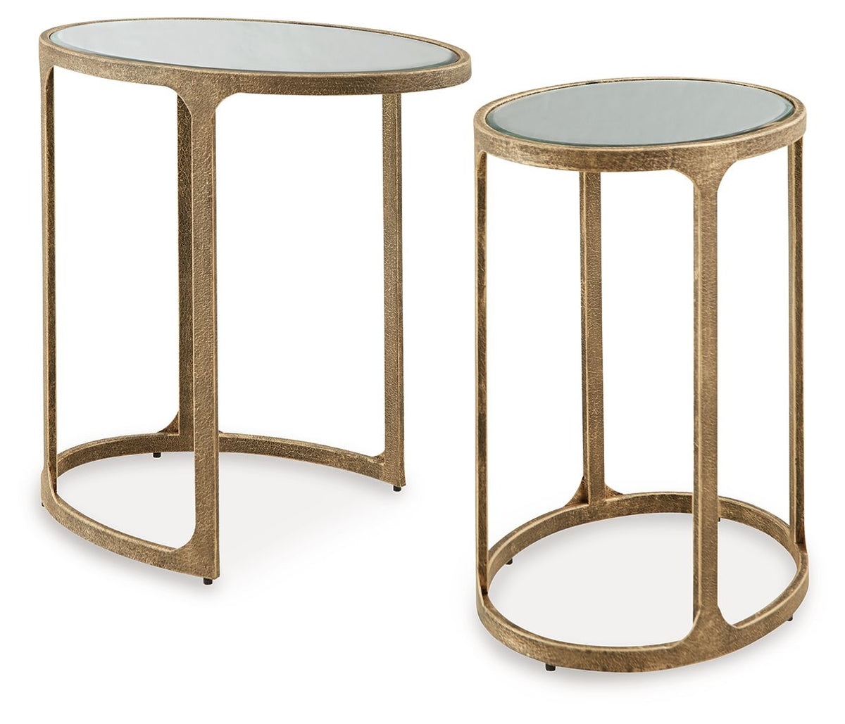 Irmaleigh - Accent Table Set (Set of 2) - Antique Black by Ashley – Table Sets