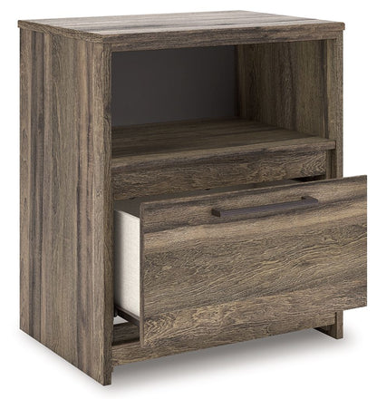 Elbrim - One Drawer Night Stand - Brown by Ashley – view 3