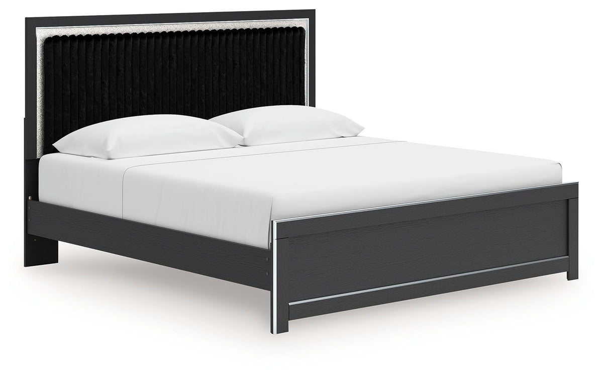Zuraleus - Upholstered Panel Platform Bed With Roll Slats by Ashley – Panel Beds