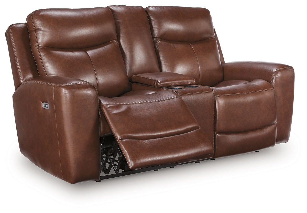 Bexhurst - Power Reclining Loveseat With Console / Adjustable Headrest by Ashley – view 8
