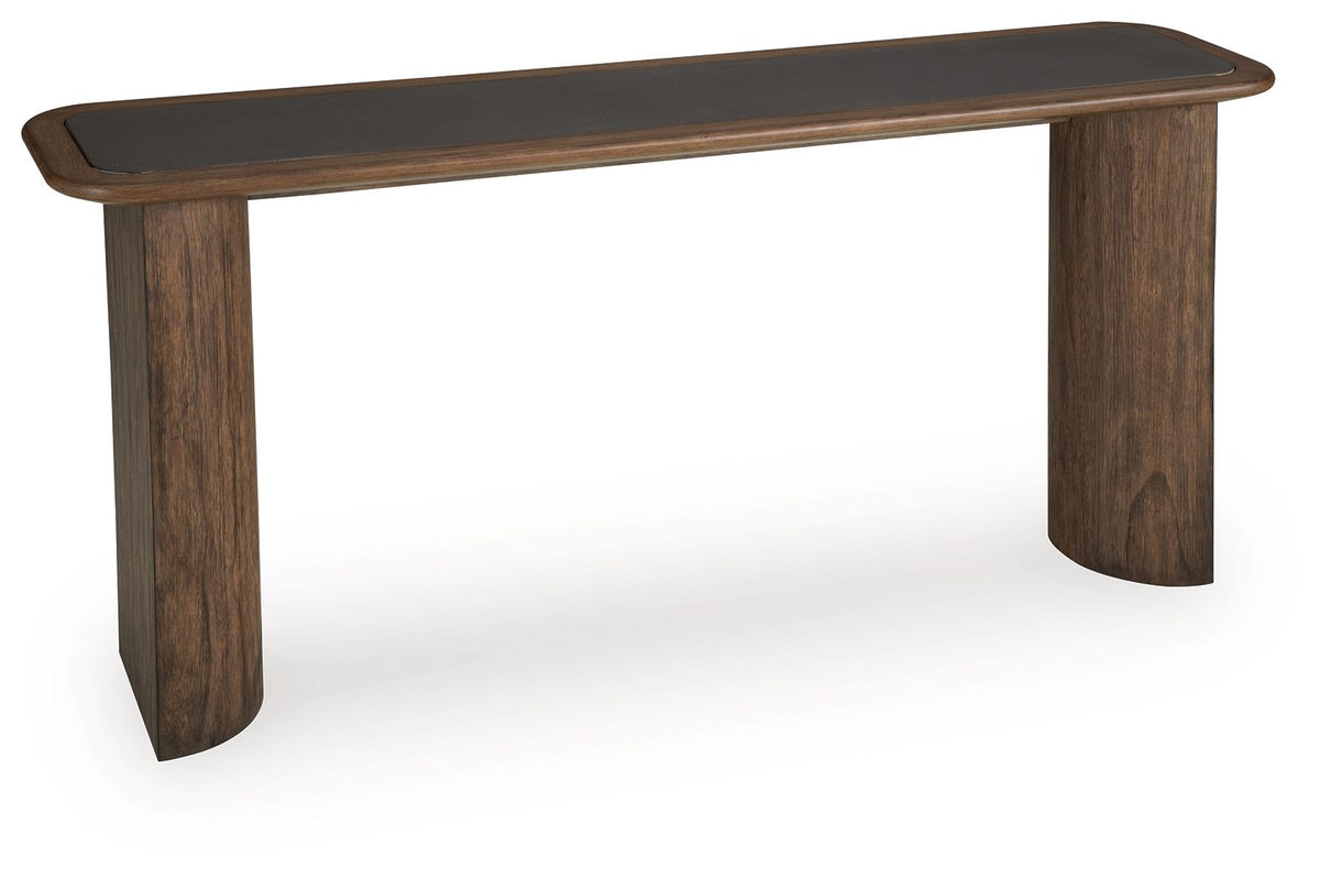 Dontayne - Sofa Table - Warm Brown by Ashley – view 3