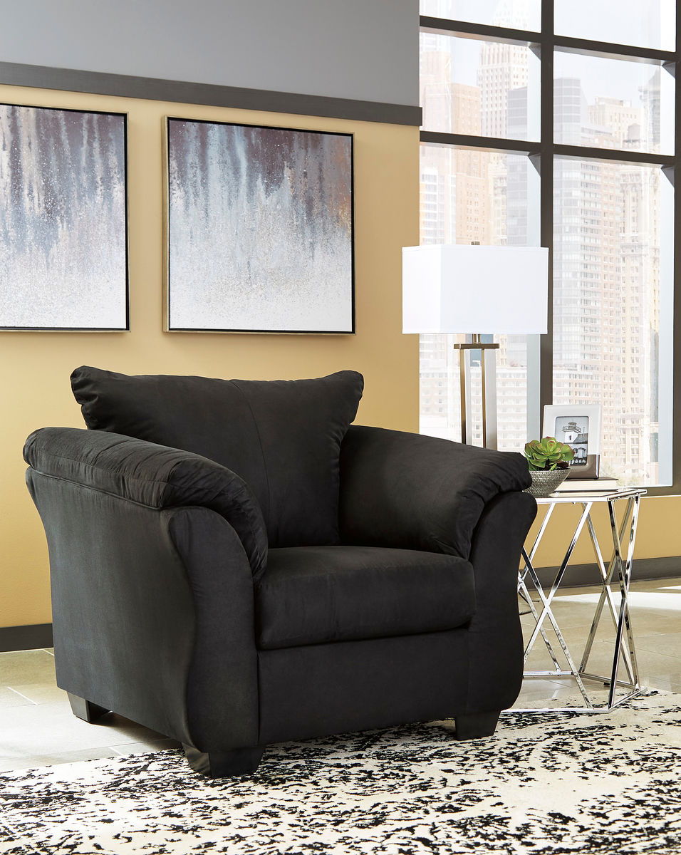 Darcy - Chair With Ottoman by Ashley – view 4