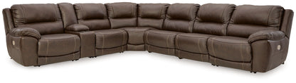 Dunleith - 7 Piece Power Reclining Sectional by Ashley – view 2