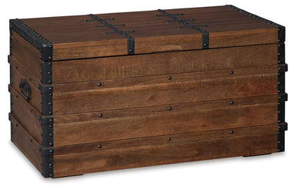 Kettleby - Storage Trunk - Brown by Ashley – Storage Trunks