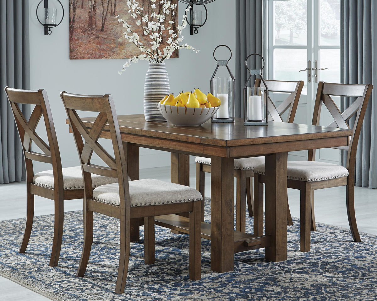 Moriville - Rectangular Dining Room Extension Table - Grayish Brown by Ashley – view 3