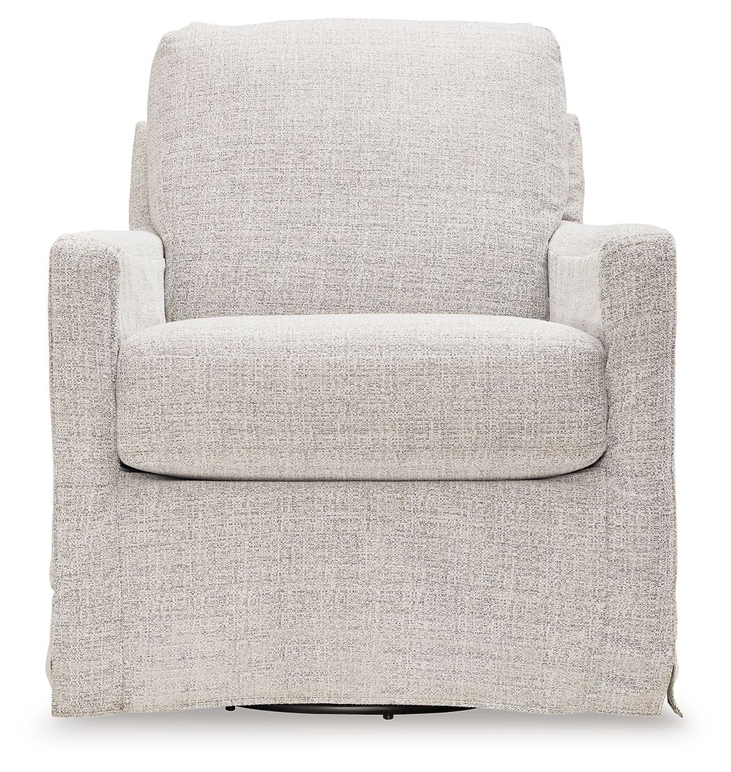 Nenana Next-Gen Nuvella - Swivel Glider Accent Chair by Ashley – view 6