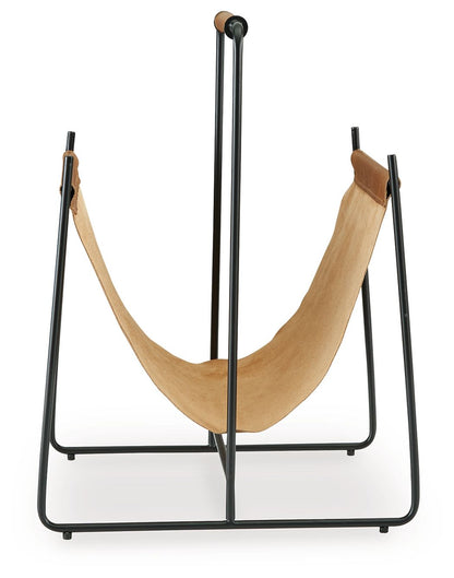 Faronworth - Magazine Rack - Brown / Black by Ashley – view 2