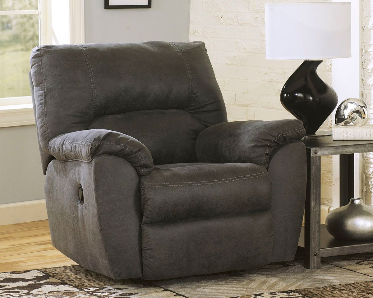 Tambo - Rocker Recliner - Pewter by Ashley – view 4
