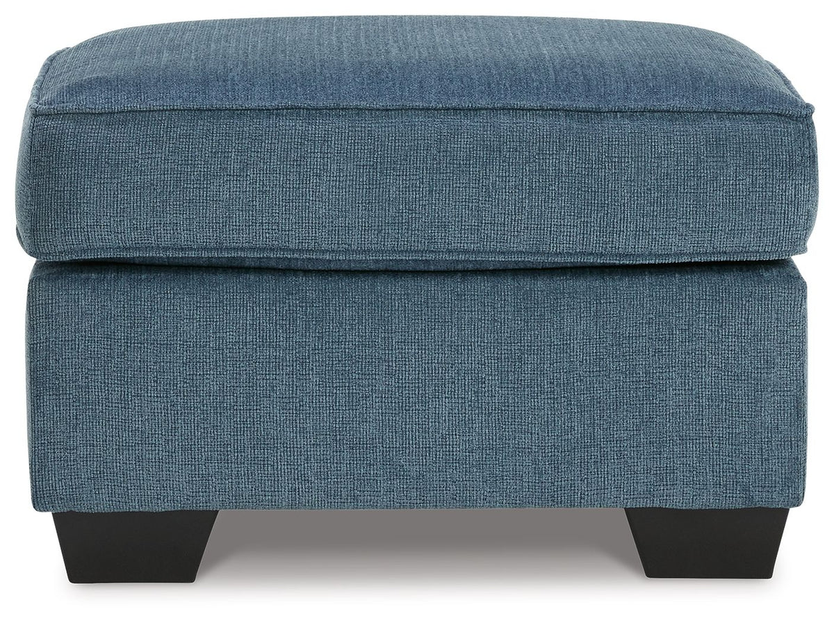 Cashton - Ottoman - Blue by Ashley – view 2