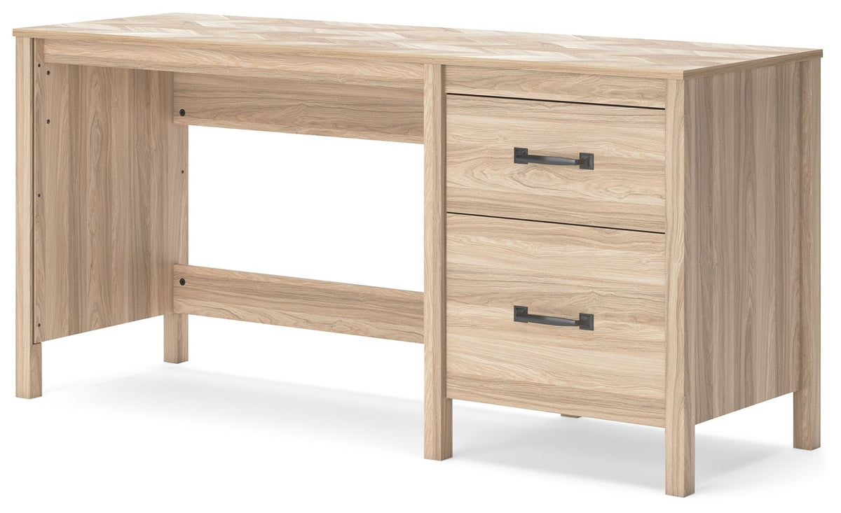 Battelle - Home Office Desk - Tan by Ashley – view 3